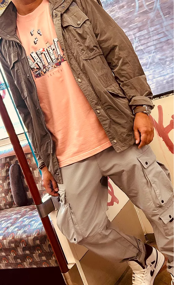 Istoric "The Hood" V2 – Dusty Rose Stone Wash